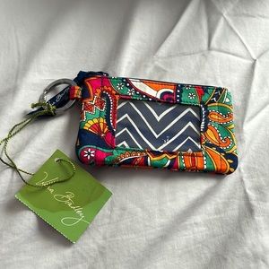 NWT Vera Bradley Venetian Paisley zip ID case and wallet